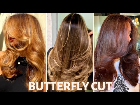 This is your sign to get a BUTTERFLY CUT 💇🏻 TikTok Trend Compilation I Mullet Hair Transformation