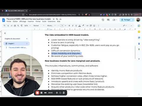 LA FIN DU MRR / ARR ET LES NOUVEAUX MODÈLES ÉCONOMIQUES ? | ARNAUD LABOSSIERE