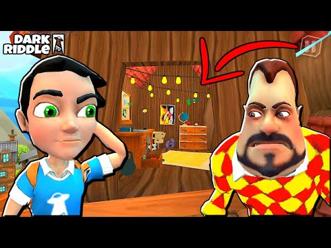 ОБНОВЛЕНИЯ СОСЕДА! Новый ЧЕРДАК ПРИВЕТ СОСЕД в Dark Riddle ПОХОЖАЯ Игра на Hello Neighbor