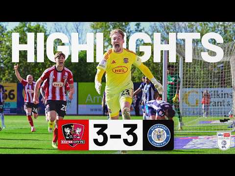 FC Exeter City 3-3 FC Stockport County