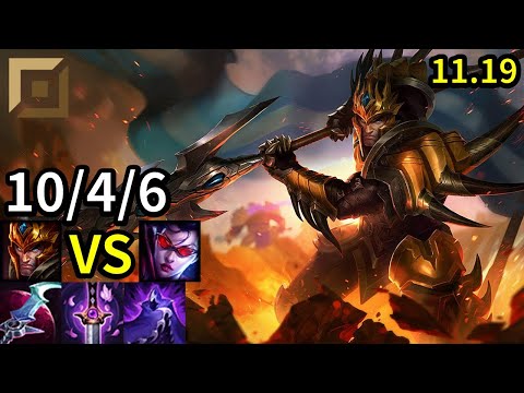 Jarvan IV Top vs Vayne - KR Master | Patch 11.19