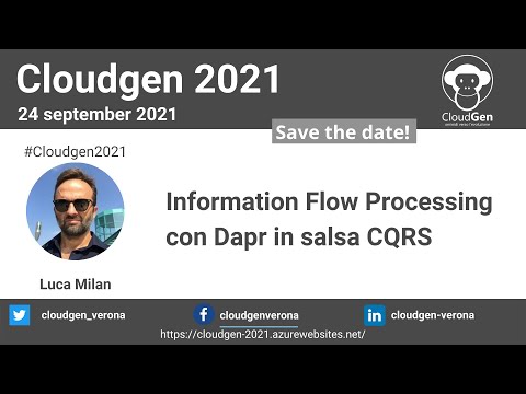 Information Flow Processing con Dapr in salsa CQRS