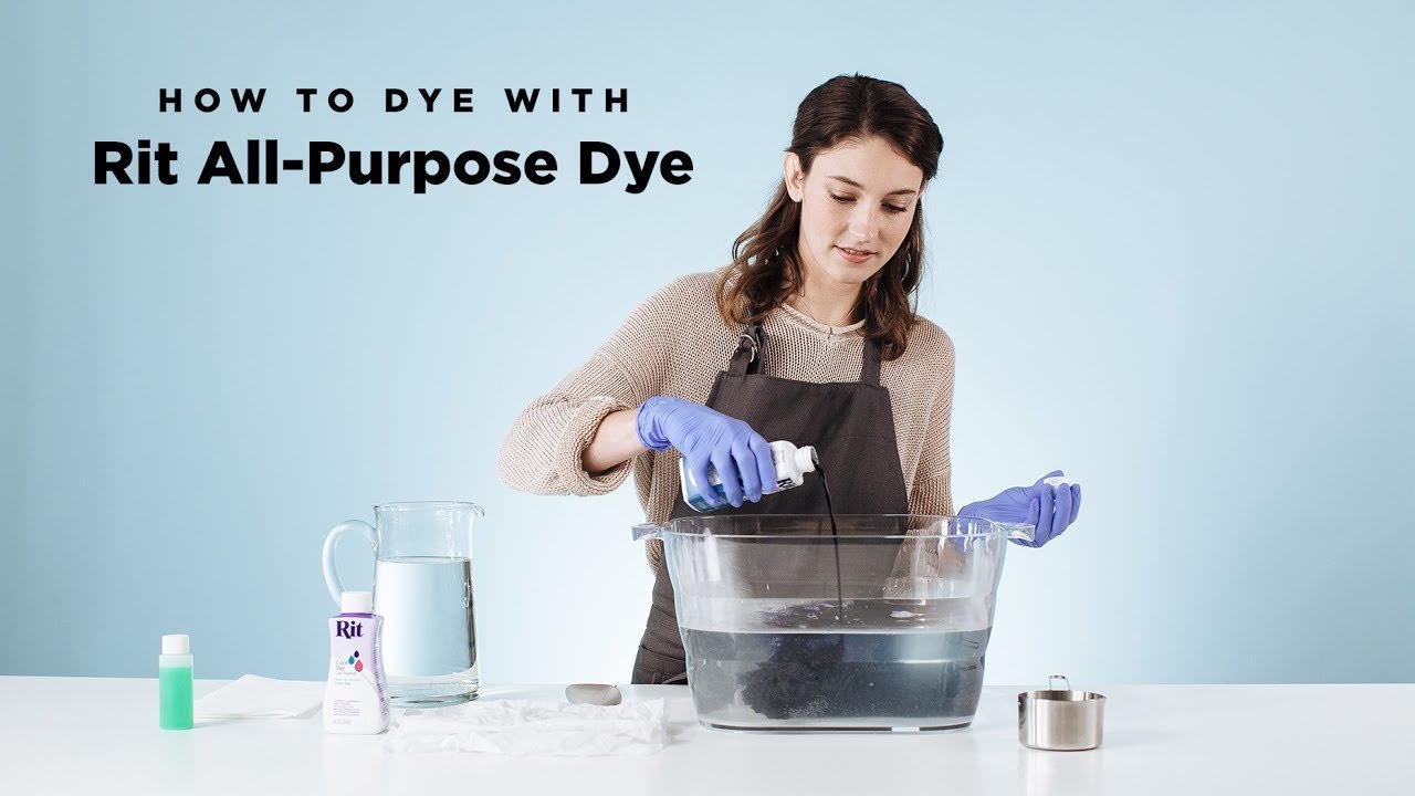 Dye with RIT All-Purpose Dye
