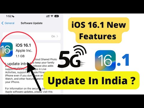 iOS 16.1 Update Out - New Features/5G update ❓