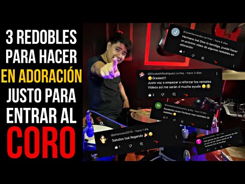 3 Redobles Para Hacer En Adoración Justo Para Caer Al Coro! | 🥁🎶🎧