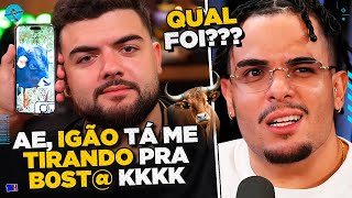 Luqueta fica PISTOLA e EXPLODE ao vivo!