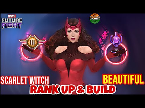 SCARLET WITCH T2 TO T3 RANK UP & BUILD BEAUTIFULLY 😍 | Marvel future fight