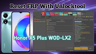 Honor X5 Plus WOD LX2 Reset FRP BY Unlock Tool