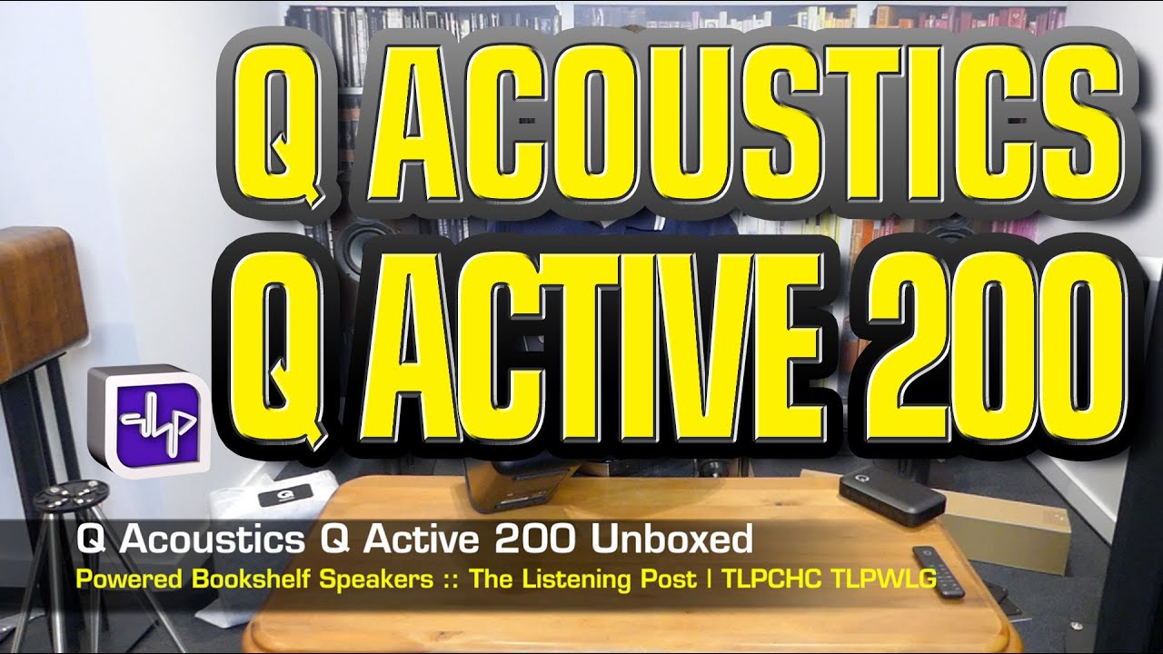 Q Acoustics Q Active 200 Powered Bookshelf Speakers | The Listening Post | TLPCHC TLPWLG