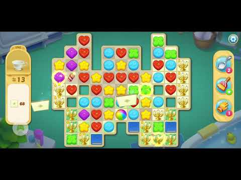 행복의저택/Matchington mansion Level 1745 Win Boosters(Spoon,Gloves)/Puzzle/Matchington/mansion