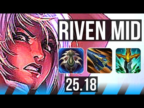 RIVEN vs YASUO (MID) | KR Master | 25.18