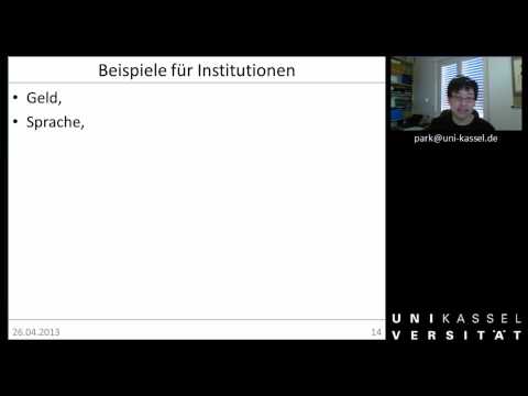 ÖAR 1 Sitzung 04a  Was sind Institutionen