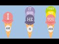 Am - Is - Are | Verb to be for kids