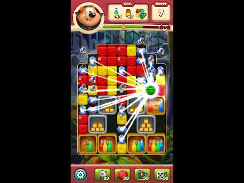 Toon Blast Level 8554 - NO BOOSTERS 🐻🐺🐱 | SKILLGAMING ✔️