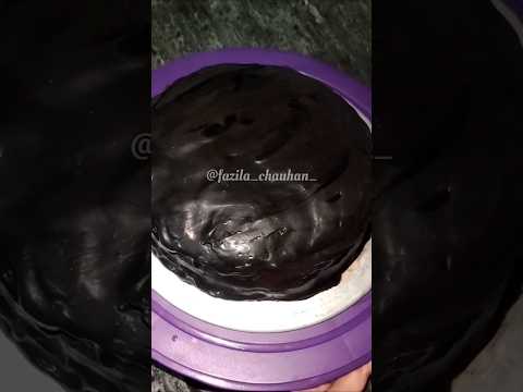 Yummy Chocolate Cake in just min /Fazila chauhan #cake #chocolatecake #egglesscake  #cakedecorating 