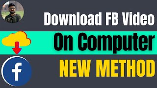 How to download video from facebook to computer 2024 HD