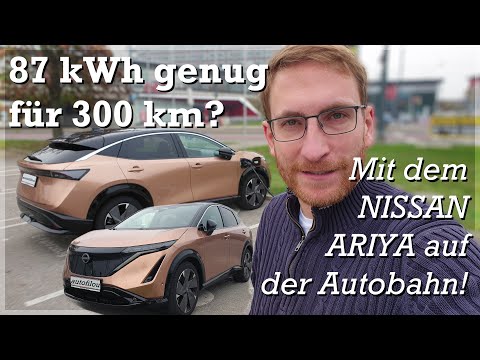 Nissan Ariya 87 kWh - Reichweitentest (130 km/h) | autofilou [2160p60]