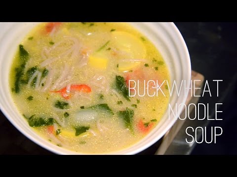 10-Minute Buckwheat Noodle Soup [vegan]