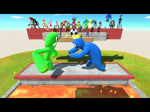 Jumbo Josh Fights All Units On The Lava Pool - Animal Revolt Battle Simulator