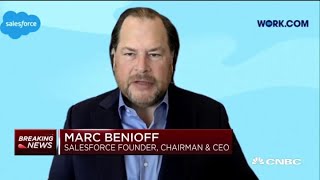 Salesforce CEO Marc Benioff on New Software to Help Businesses Reopen