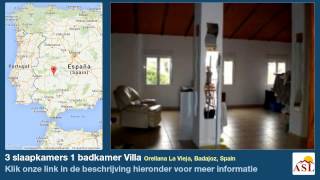 preview picture of video '3 slaapkamers 1 badkamer Villa te Koop in Orellana La Vieja, Badajoz, Spain'