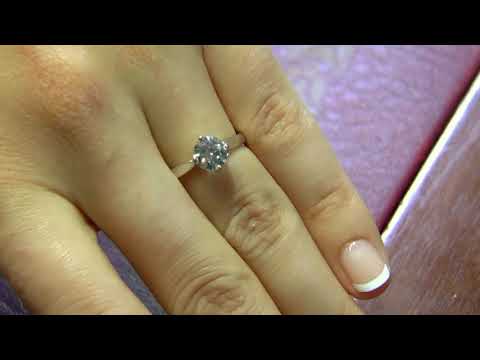 SR1003 1.0 Carat Compass Set Solitaire Diamond Engagement Ring