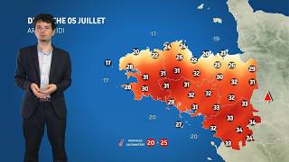 Illustration de l'actualité La météo de votre dimanche 5 juillet 2026