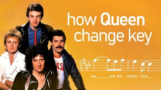 How Queen use key changes video