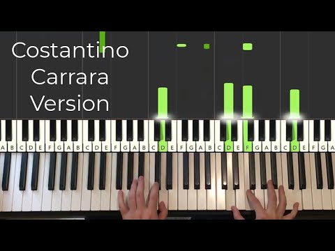 Lukas Graham - 7 Years - Costantino Carrara Version (Piano Tutorial Lesson)