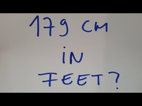 179cm To Feet