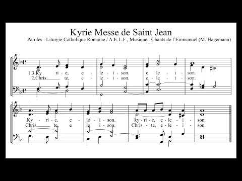 Kyrie Messe de Saint Jean