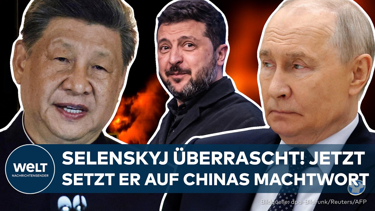 UKRAINE-KRIEG: Gerüchte über Großmächte-Gipfel! Jetzt setzt Selenskyj plötzlich auf China