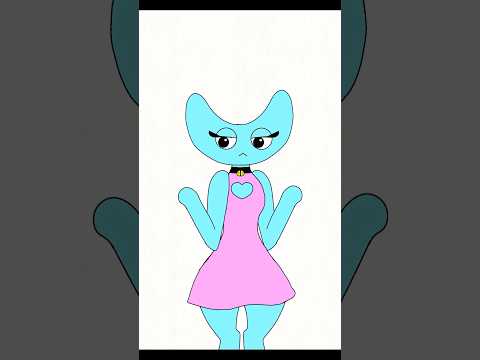 Sad cat cyan (rainbow friends)chapter 2 #animation #flipaclip