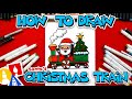 How To Draw Santa S Christmas Train