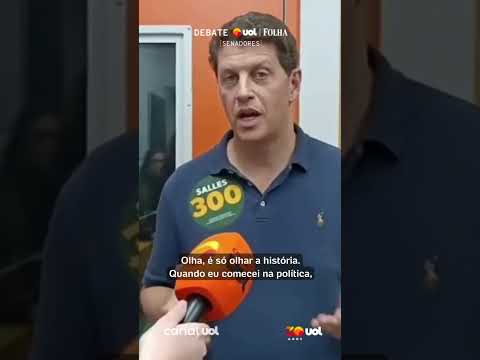 ‘Derrite sabe que candidato bom sou eu’: Salles diz que adversário só votará em Do Prado por partido