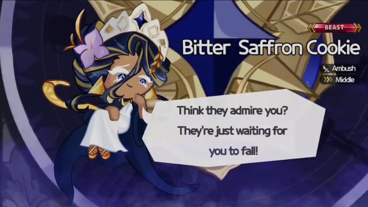 Bitter Saffron Cookie gacha animation🌟| Cookie Run: Kingdom (OC‼️)
