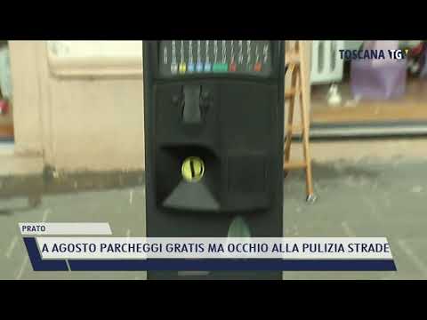 2021-07-21 PRATO - A AGOSTO PARCHEGGI GRATIS MA OCCHIO ALLA PULIZIA STRADE