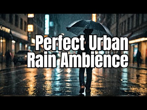 Unbelievable Urban Rain - Mesmerizing Ambient Soundscape!