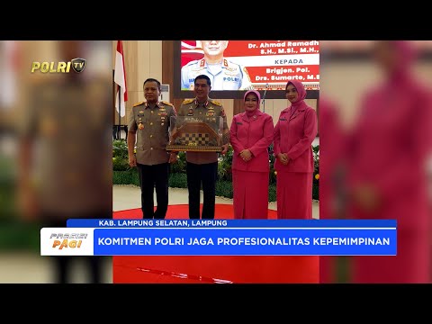 POLDA LAMPUNG MENGGELAR UPACARA SERAH TERIMA JABATAN WAKAPOLDA YANG BARU
