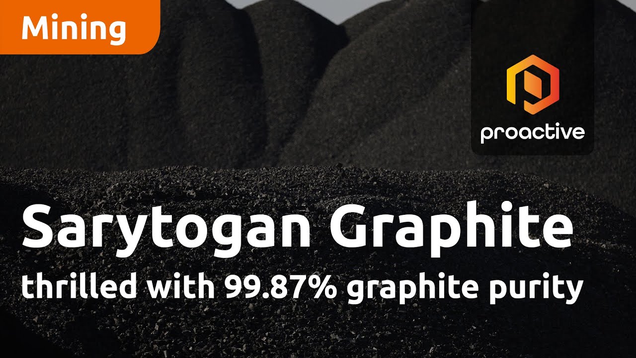 Sarytogan Graphite thrilled with 99.87% graphite purity