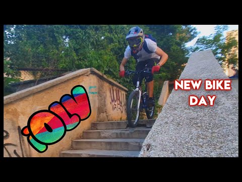 NEW BIKE DAY  - INSANE FREERIDE