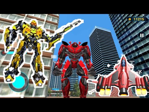 Optimus Prime Multiple Transformation Jet  Robot Car Games Unlocked Level 14,Android Gameplay FHD