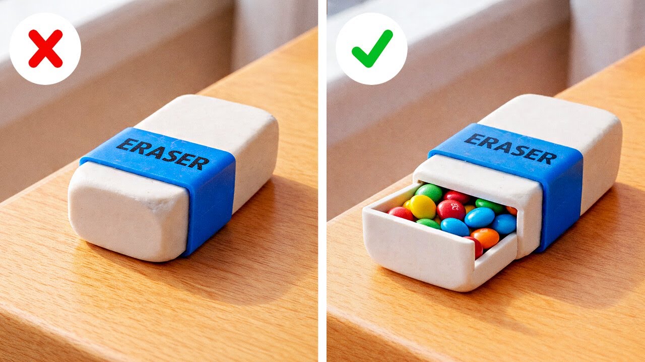 🍬 HIDE YOUR SNACKS & TREASURES 🤫 Random Hacks You Didn’t Know You Needed!