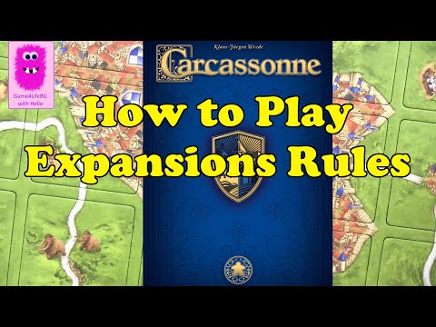 Carcassonne: 20th Anniversary Edition, How to Play Expansions Rules