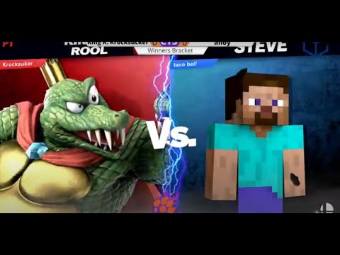 Clocktower Smash 75 - Winners - King K. Krocksucker (King K. Rool) vs. alloy (Steve) - SSBU