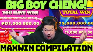 BIG BOY CHENG MAXWIN COMPILATION! ALL MAX BET JACKPOT WIN! #slot #bigboycheng #maxbet #maxwin