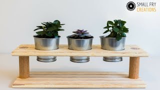 DIY | Small Planter from scrap wood | Beginners woodworkers project