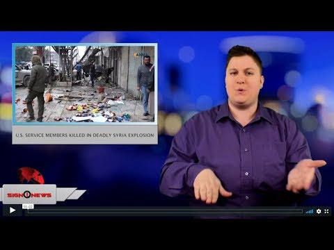 U.S. service members killed in deadly Syria explosion (ASL - 1.16.19)