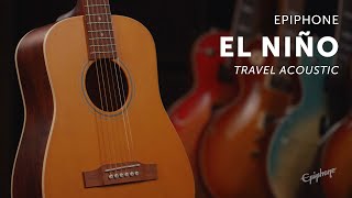 Video thumbnail for Epiphone El Niño Travel Acoustic Demo - The Best Travel Guitar That's Road-Trip Ready by OfficialEpiphone