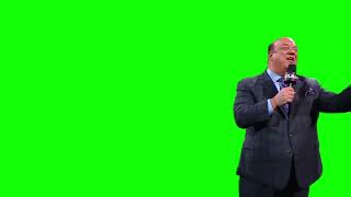Paul Heyman “thank you for your most irrelevant opinion” green screen
